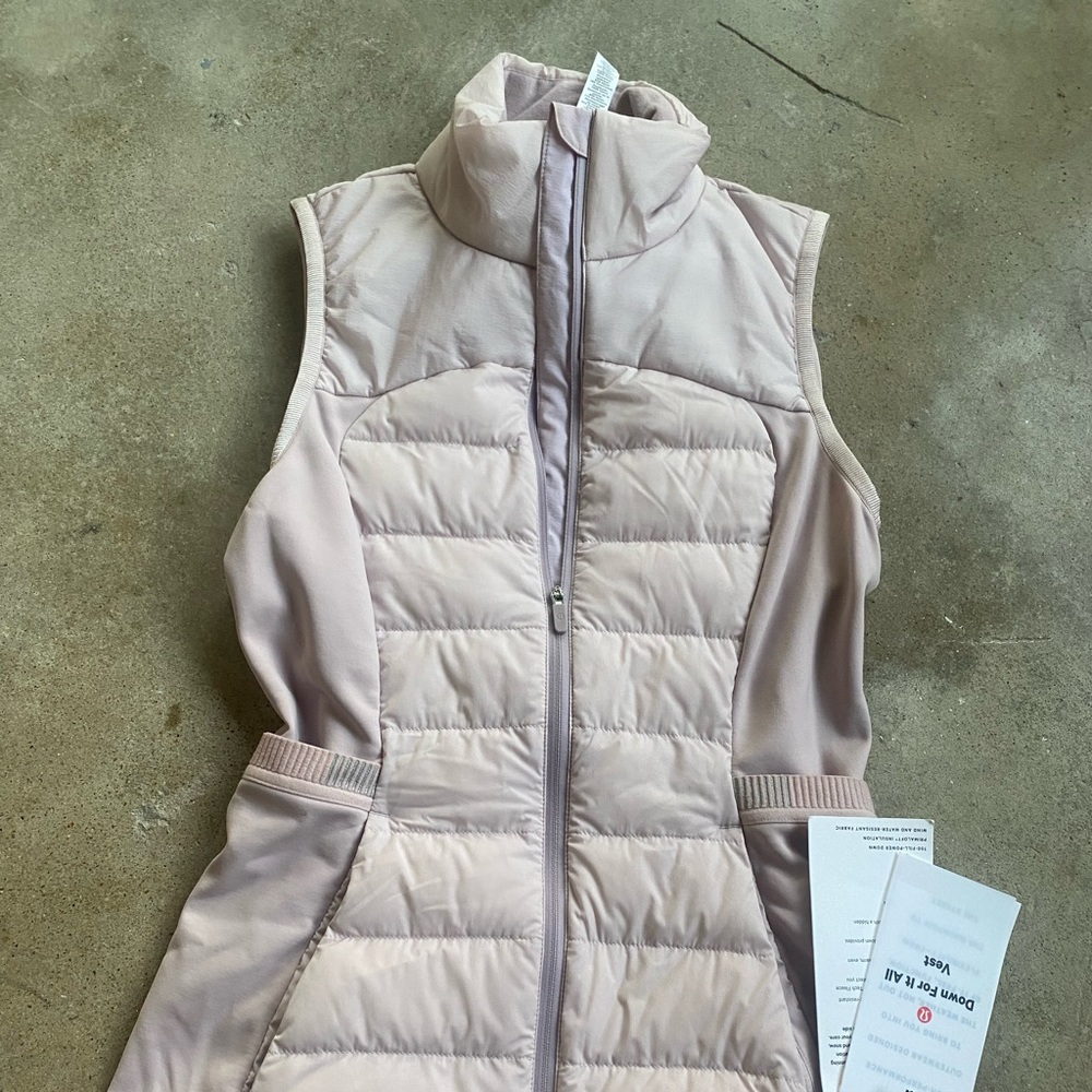Lulu lemon down for it all vest